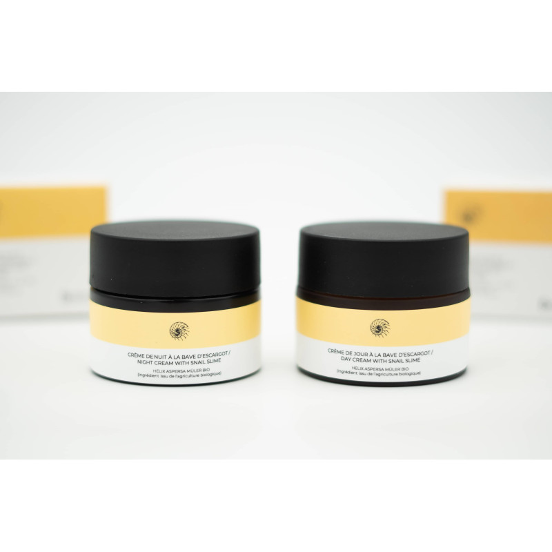 Snail slime regenerating day and night cream