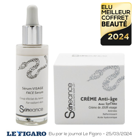 Crème Jour 50 ml + Sérum visage 30 ml Peptide Venin de Serpent
