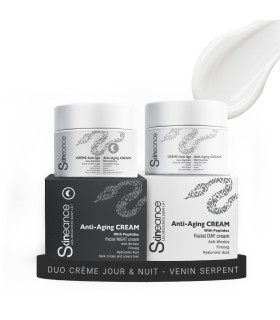 Duo anti-âge : crème jour et crème nuit - Soins cosmétiques Skineance