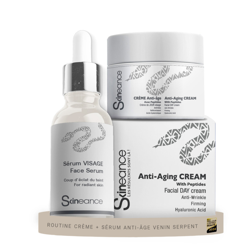 Venin de serpent - Crème jour + Sérum visage