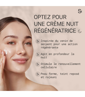 Venin de serpent - crème nuit 50ML - Soins anti-âges