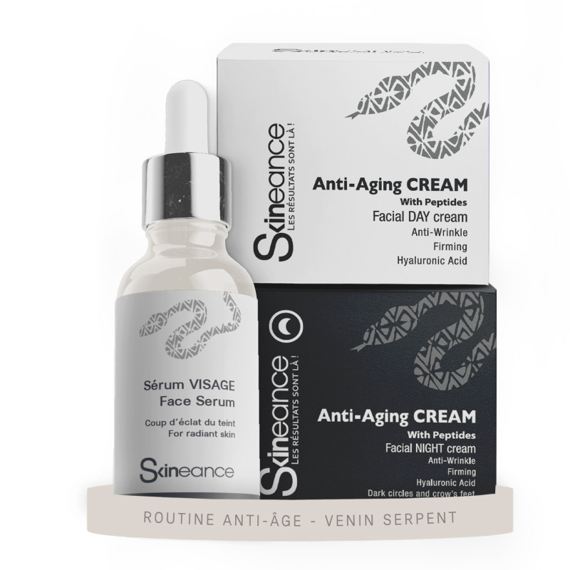 Trio Synthetic snake venom peptide Ultra - Skineance, produits cosmétiques