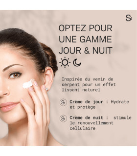 Snake venom - Day cream x2 and Night cream - Anti-ageing care