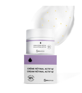 BIO Face Cream 50 ml : Retinal + Vitamin C - Vegan - 98% of natural origin - 8 Actions in 1