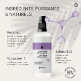 Facial Serum 30 ML: Retinol - Vitamin D - Bakuchiol - 99% natural origin - Immediate Powerful Anti-Wrinkle action