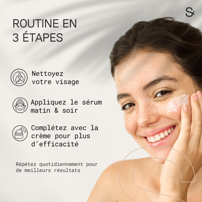 Facial Serum 30 ML: Retinol - Vitamin D - Bakuchiol - 99% natural origin - Immediate Powerful Anti-Wrinkle action
