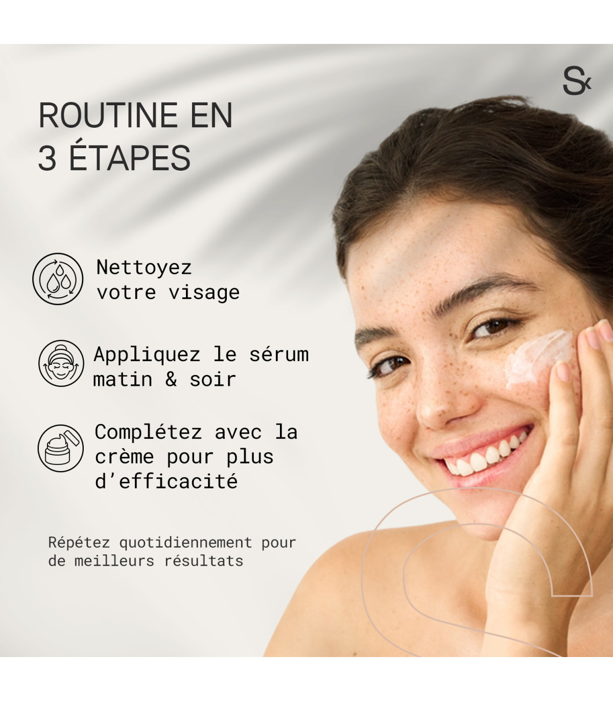 Facial Serum 30 ML: Retinol - Vitamin D - Bakuchiol - 99% natural origin - Immediate Powerful Anti-Wrinkle action