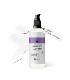 Facial Serum 30 ML: Retinol - Vitamin D - Bakuchiol - 99% natural origin - Immediate Powerful Anti-Wrinkle action