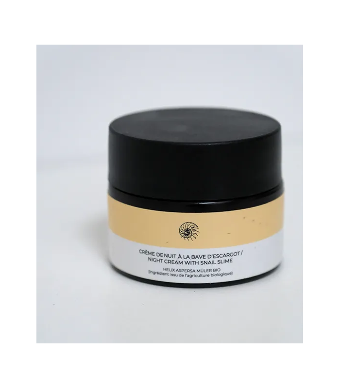 Crème nuit anti-âge à la bave d'escargot - Soins cosmétiques Skineance