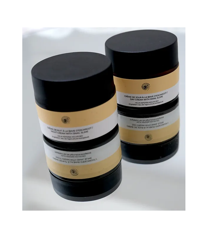 Organic Snail Slime Regenerating cream day and night - Regenerating anti-ageing care
