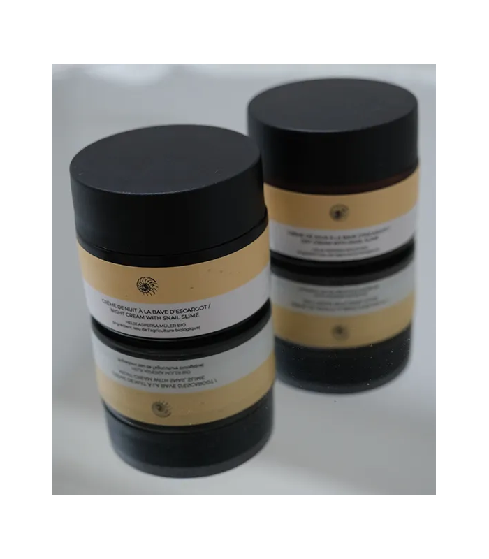 Organic Snail Slime Regenerating cream day and night - Regenerating anti-ageing care