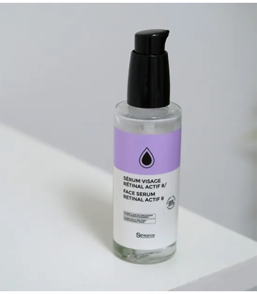 Sérum Rétinal actif 8 : rétinol + vitamine D + bakuchiol