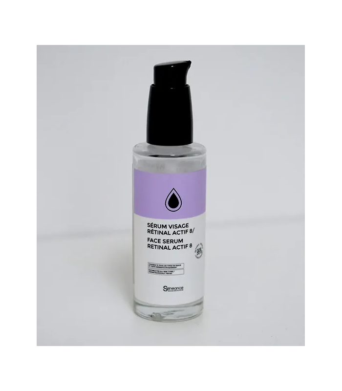 Facial Serum 30 ML: Retinol - Vitamin D - Bakuchiol - 99% natural origin - Immediate Powerful Anti-Wrinkle action