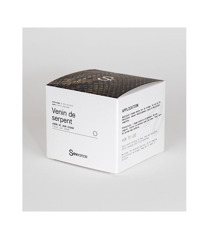 Anti-âge : crème de jour aux peptides de venin de serpent - Soins cosmétiques Skineance