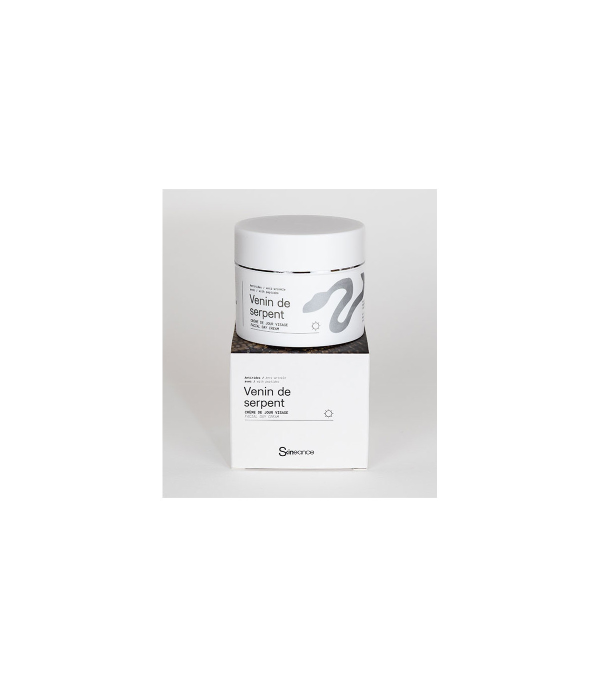 Anti-âge : crème de jour aux peptides de venin de serpent - Soins cosmétiques Skineance
