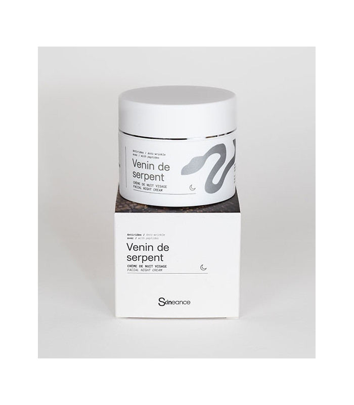 Crème de nuit aux peptides de venin de serpent - Soins cosmétiques Skineance