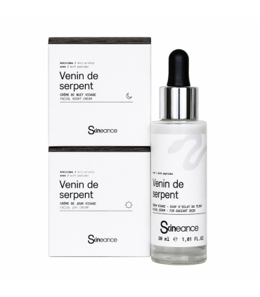 Crème de Jour 50 ml + Nuit 50 ml + Sérum 30 ml Peptide Venin de Serpent