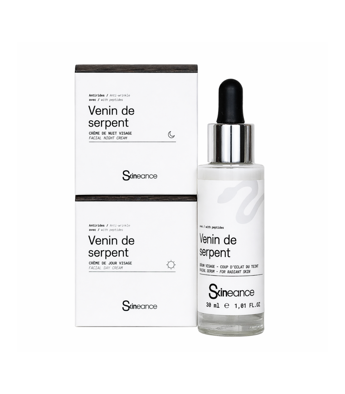 TRIO Snake Venom ULTRA - Day cream 50 ml - Night cream 50 ml - Facial serum 30 ml