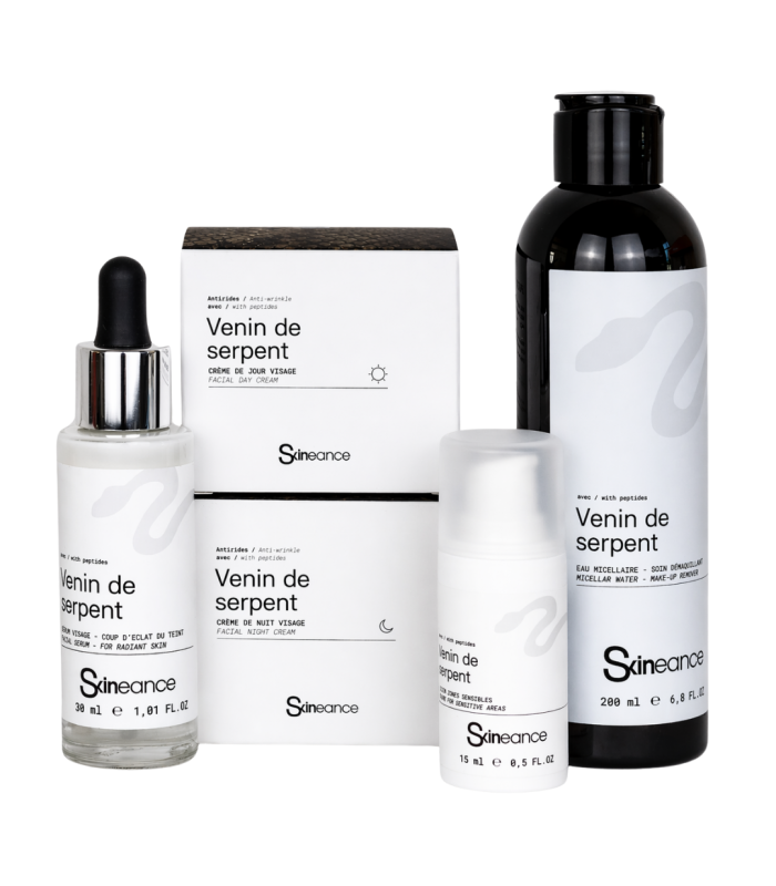 Notre cure complète aux peptides de veni de serpent - Soins cosmétiques Skineance