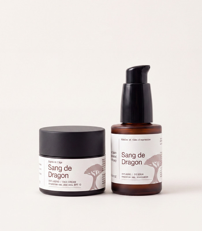 Duo Anti-Âge Sang de Dragon : Crème Jour + Sérum Yeux | Skineance